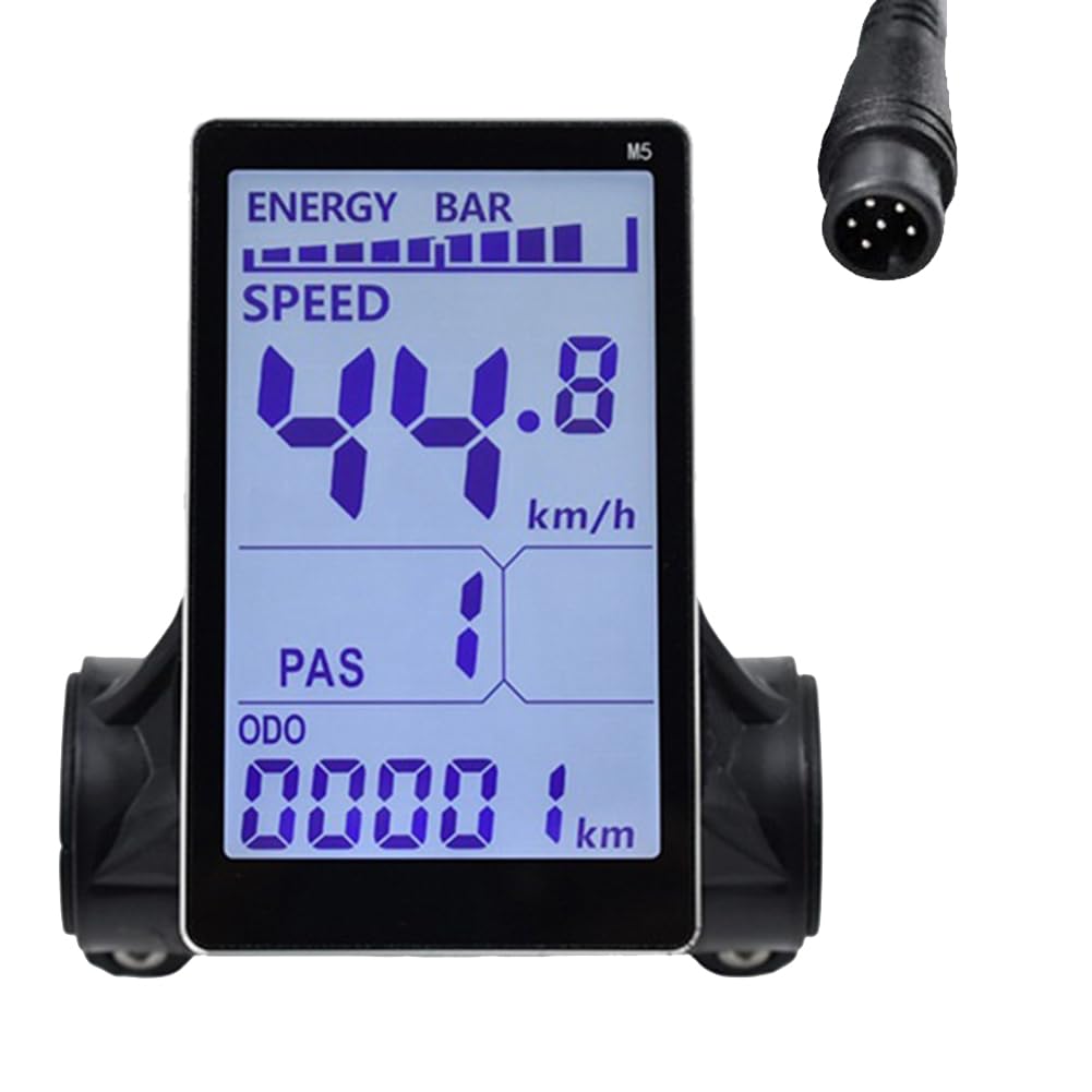 e-bike display 6 pin Universal TT-EBIKE Folding eBike Compatible LCD Display Meter