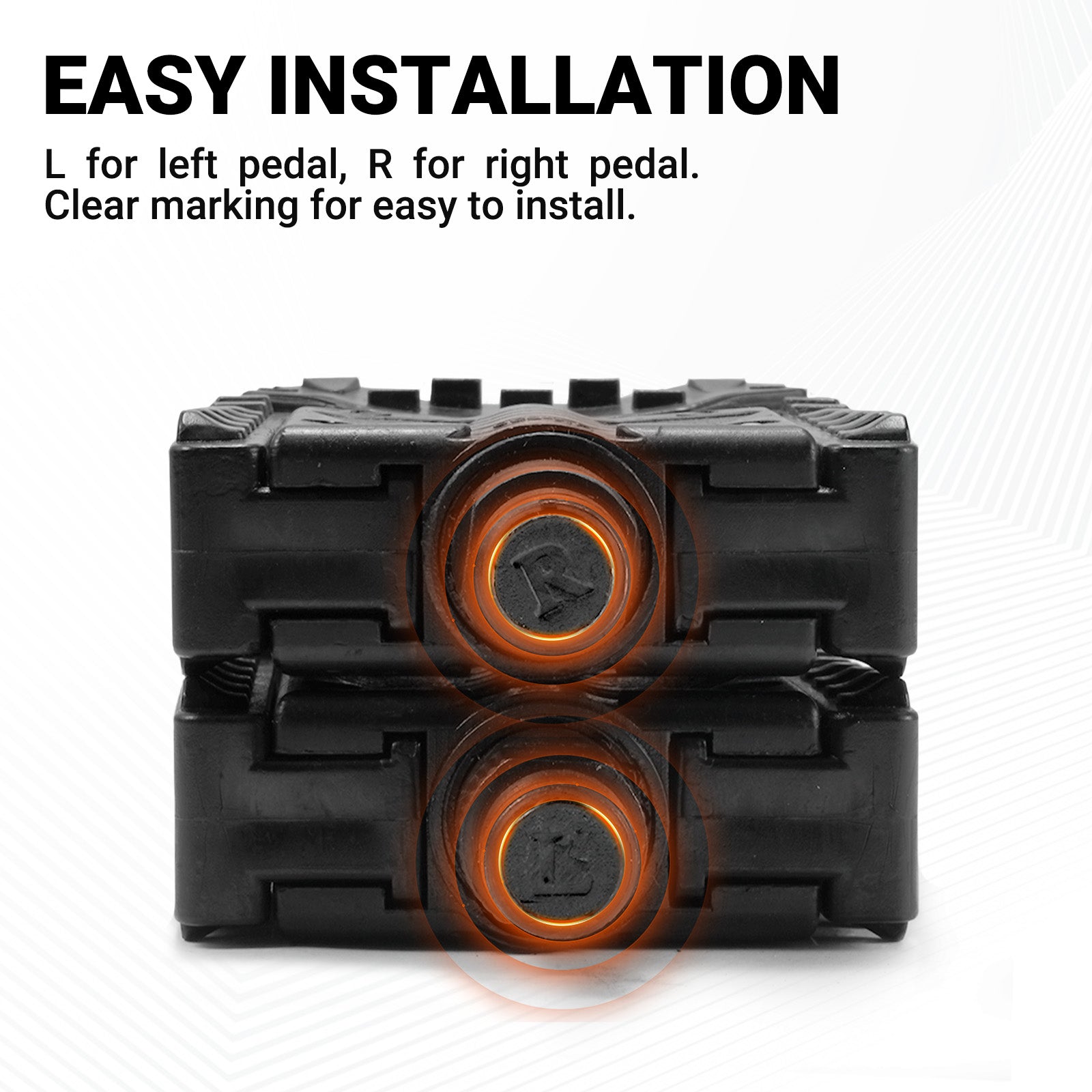 TT-EBIKE Folding Bike Pedals, Bicycle Foldable Pedals with Reflective Strip, Universal 9/16 inch Non-Slip Wide Platform Cycling Pedals for Folding Bike, E-Bike, Road Bike, Commute City MTB Bikes